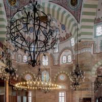 Mihrimah Sultan Camii - Interior: Central Prayer Area Facing Northeast