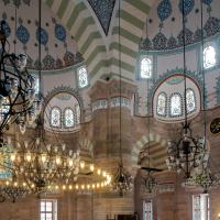 Mihrimah Sultan Camii - Interior: Central Prayer Area Facing East
