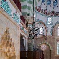 Mihrimah Sultan Camii - Interior: Top of Muezzin's Tribune Facing North