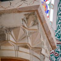 Mihrimah Sultan Camii - Interior: Northwest Facade Detail, Engaged Column Capital