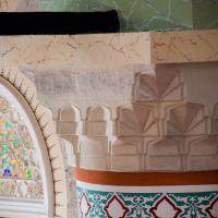 Mihrimah Sultan Camii - Interior: Southeast Facade Detail, Engaged Column Capital