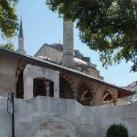 Mihrimah Sultan Camii - Exterior: Southwestern Facade, From Lower Plaza