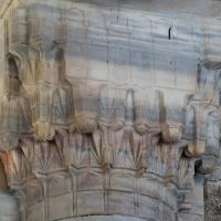 Mihrimah Sultan Camii - Exterior: Northern Corner, Northwestern Facade, Engaged Column Capital Detail