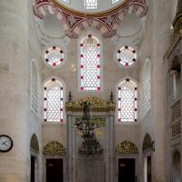 Nisanci Mehmet Pasha Camii - Interior: Qibla Wall, Mihrab Niche