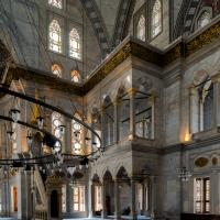 Nuruosmaniye Camii - Interior: Central Prayer Hall Facing South