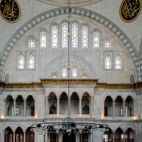 Nuruosmaniye Camii - Interior: Central Prayer Area, Northwest Elevation