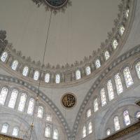 Nuruosmaniye Camii - Interior: Central Prayer Area Facing North, Pendentive, Central Dome