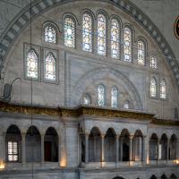 Nuruosmaniye Camii - Interior: Northwestern Elevation Viewed from Southwest Gallery Level