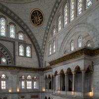 Nuruosmaniye Camii - Interior: Northeast Gallery Level Facing West