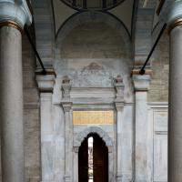 Nuruosmaniye Camii - Exterior: Southwest Courtyard Portal, Inside View