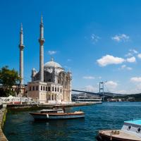 Ortakoy Camii - Exterior: Distant View from the South