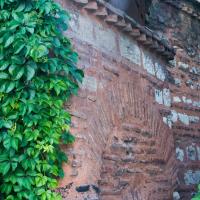 Sancaktar Hayrettin Mescidi  - Exterior: Northern Apse Detail, Brickwork