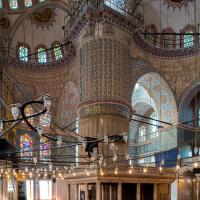 Sultan Ahmed Camii - Interior: Southern Support Pier, Muezzin's Tribune