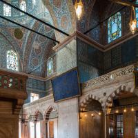 Sultan Ahmed Camii - Interior: Southwestern Elevation, Side Aisle, Arcade