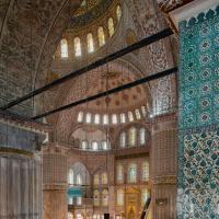 Sultan Ahmed Camii - Interior: West Corner, Gallery Level, Looking East