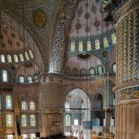 Sultan Ahmed Camii - Interior: Northwestern Gallery Looking South