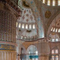 Sultan Ahmed Camii - Interior: Northwestern Gallery Looking East