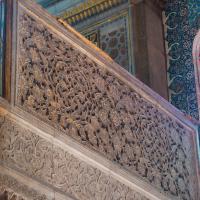 Sultan Ahmed Camii - Interior: Sultan's Loge Detail