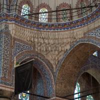 Sultan Ahmed Camii - Interior: Western Corner, Muqarnas