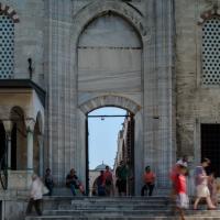 Sultan Ahmed Camii - Exterior: Southwestern Courtyard Portal
