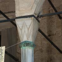 Sultan Ahmed Camii - Exterior: Southwest Courtyard Outer Facade Detail, Portico Arcade, Lozenge Column Capital