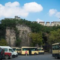 Land Walls of Constantinople - Exterior:  Walls north of Mirimah Sultan Camii