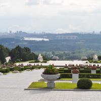 Revolutionary Martyrs' Cemetery on Mt. Taesong - Overlooking Pyongyang from the Cemetery