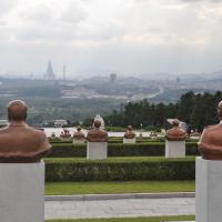 Revolutionary Martyrs' Cemetery on Mt. Taesong - Overlooking Pyongyang from the Cemetery