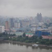 Pyongyang - Southwest View from Tower of Juche Idea