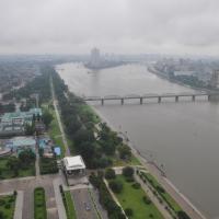 Pyongyang - South View from Tower of Juche Idea