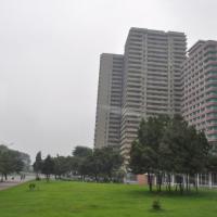 Residential buildings in Central Pyongyang - Exterior View