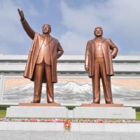 Grand Monument on Mansu Hill - Statues of Kim Il-Sung and Kim Jong-Il
