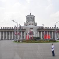 Pyongyang Railway Station - Exterior: Northeast Elevation