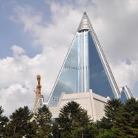 Ryugyong Hotel - Exterior: East Face
