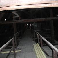 Cathédrale Notre-Dame de Paris - Interior: Roof support frame from walkway