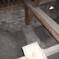 Cathédrale Notre-Dame de Paris - Interior: Stone roof brick detail