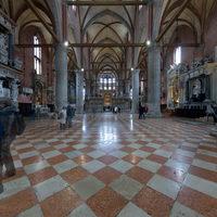 Santa Maria Gloriosa dei Frari - Interior: Nave View with Canova Monument