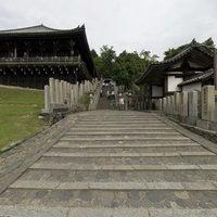 Todaiji - Exterior: Stairs to the Nigatsudo