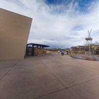 Albuquerque Museum - View of Main Entrance and Sculpture Garden
