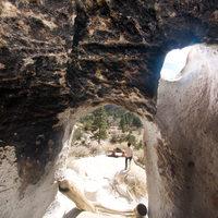 Bandelier National Monument - View from  Inside Talus House (Marker 11)