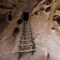 Bandelier National Monument - View of Talus House (Marker 15)