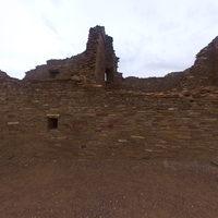 Pueblo Bonito - View of Core and Veneer Walls at Marker 1