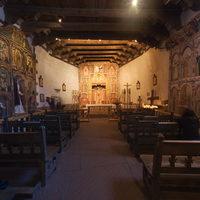 Santuario de Chimayo - View of Nave and Altar from Center of Nave
