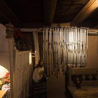 Santuario de Chimayo - View of Prayer Room with Discarded Crutches