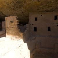 Spruce Tree House - View of Interior of Southwestern Kiva and Adjacent Rooms