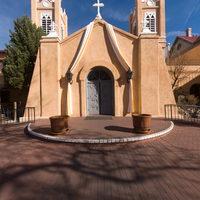 San Felipe de Neri Church - Exterior: View of Courtyard