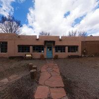Kit Carson House Museum - View of Entrance to Kit Carson House and Museum