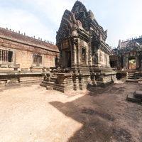 Angkor - Exterior: Library and Central Sanctuary
