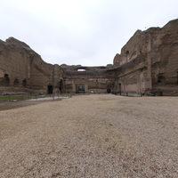 Baths of Caracalla  - Interior: NW Palaestra (view from SW end of the room)
