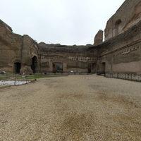 Baths of Caracalla  - Interior: NW Palaestra (view from center of the room)